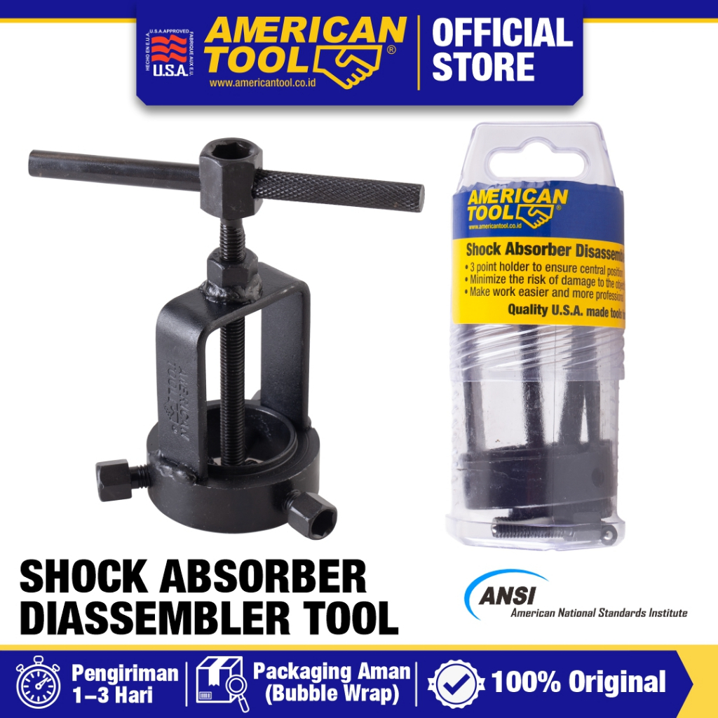 Tahanan Shock Depan Motor / Shock Absorber Diassembler Tool American Tool 8959498