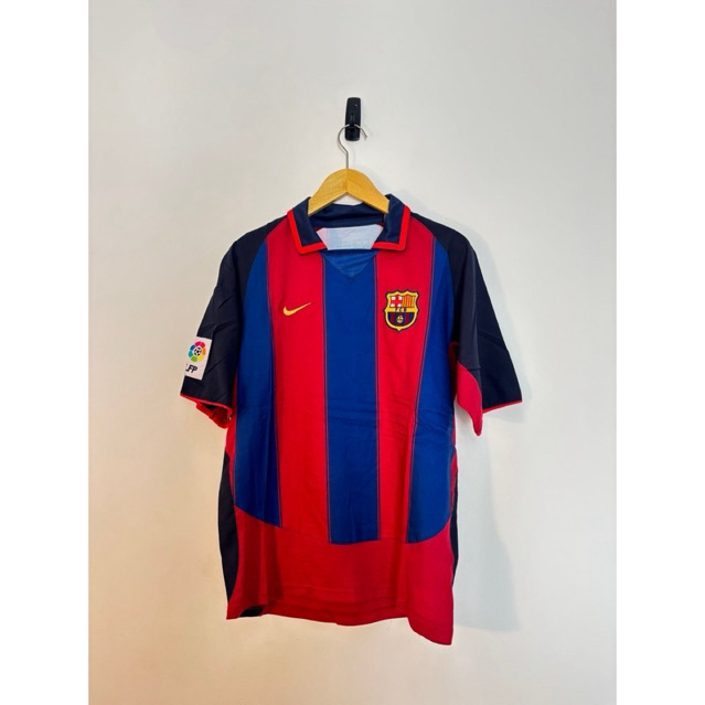 Jersey Barcelona Home 2003–2004 RONALDINHO 10 – Size M