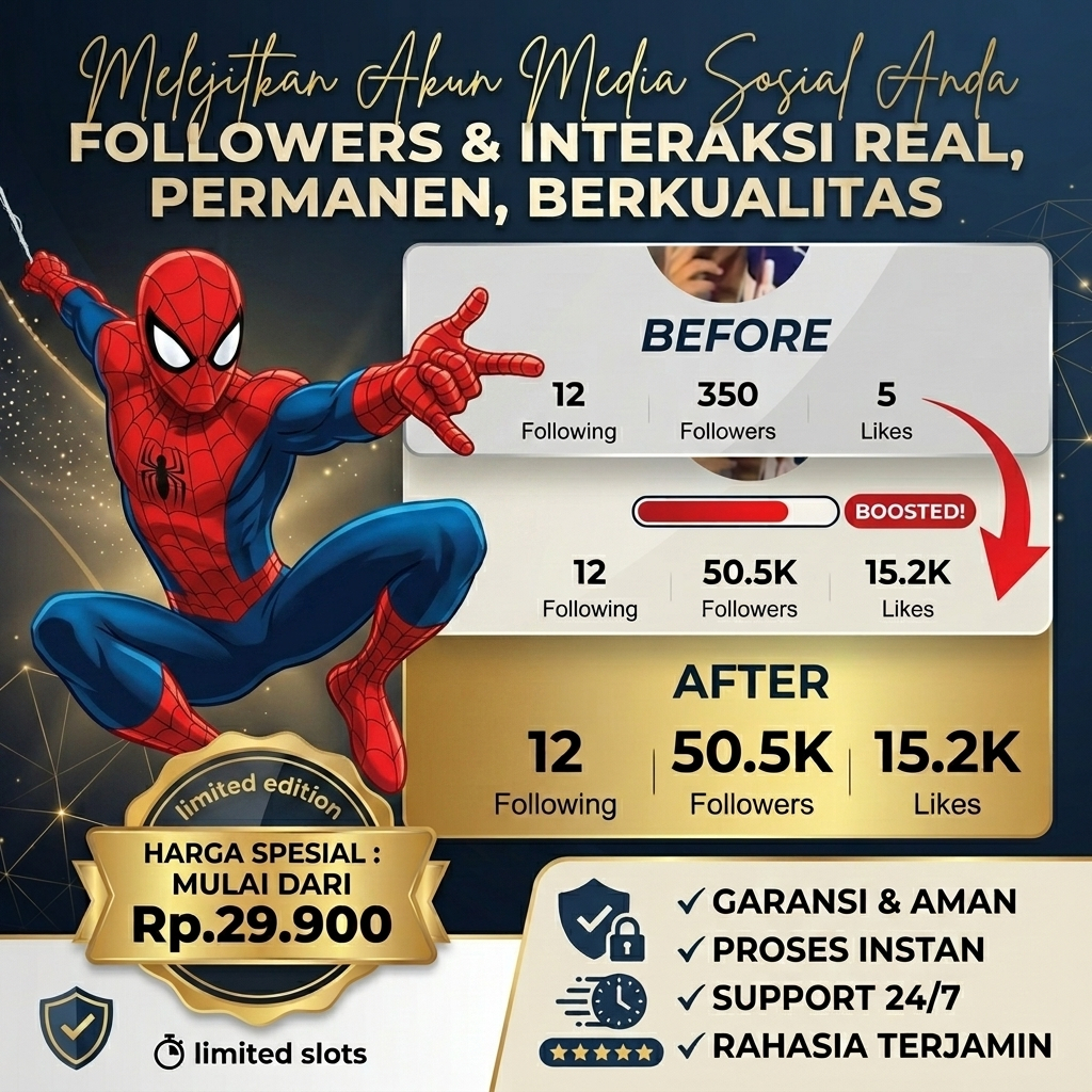 LIKES TIKTOK BERGARANSI