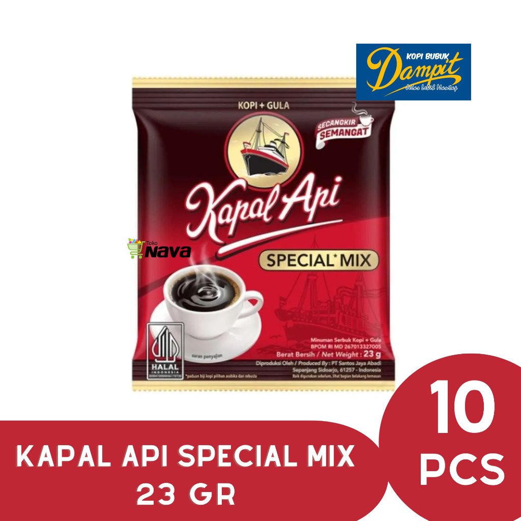 KAPAL API SPECIAL MIX 10 X 23 GR / KAPAL API SPECIAL MIX / KAPAL API