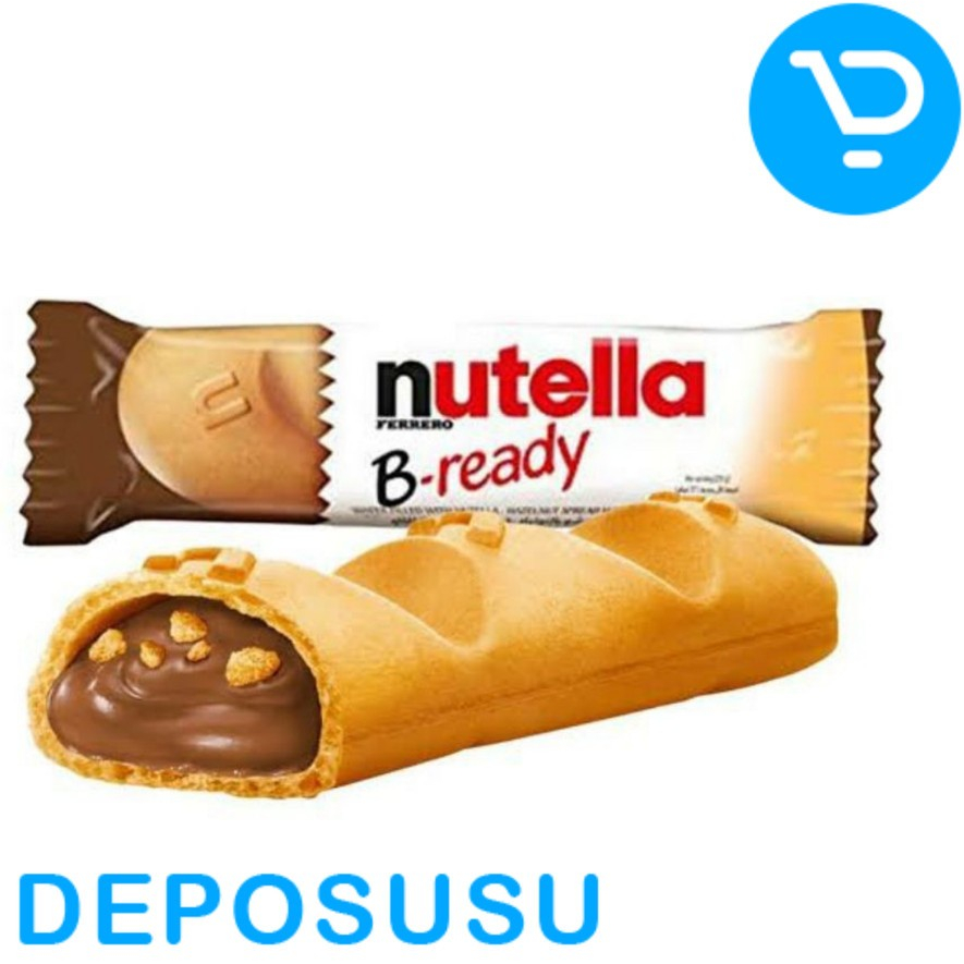Nutella B-ready Bready B ready B readi Biskuit Biscuit Wafer isi Nutella Hazelnut