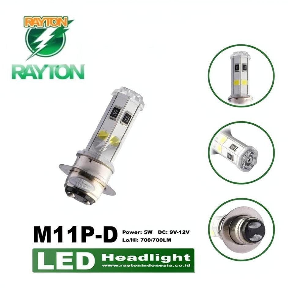 Lampu Led RTD Lampu Depan Led Motor 4 Sisi, Rx King,Mio Soul,Mio J,Beat,Vario,Xeon,Dll Universal