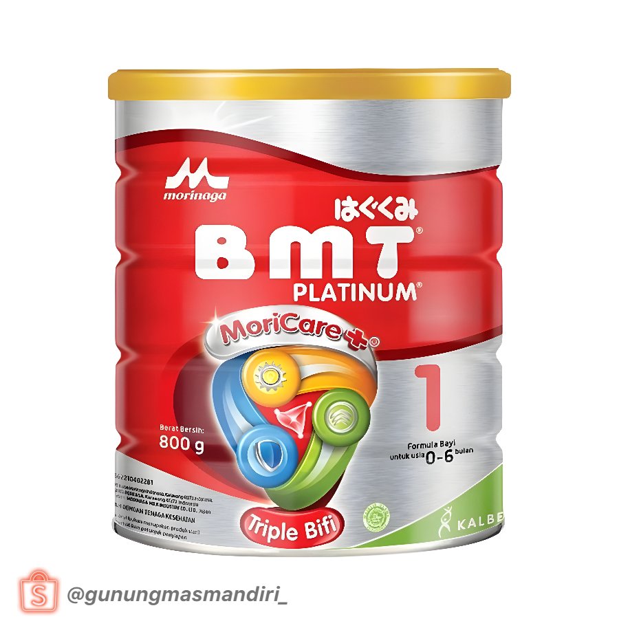 Morinaga BMT Platinum Berat 800gr Susu Formula Bayi Usia 0-6 Bulan