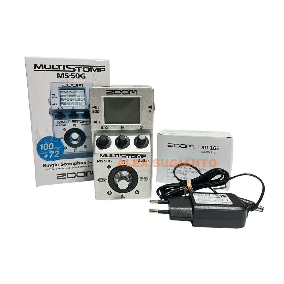 [BEKAS] HARGA NETT EFFECT ZOOM MS-50G MS50G EFEK GITAR MS 50G MS50 G MS 50 G