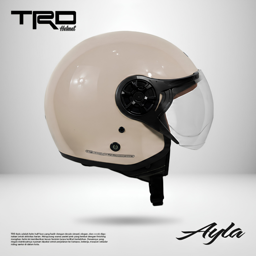 NEW PRODUCT HELM TRD RETRO HIJAB ORIGINAL SNI REMAJA DEWASA PRIA WANITA