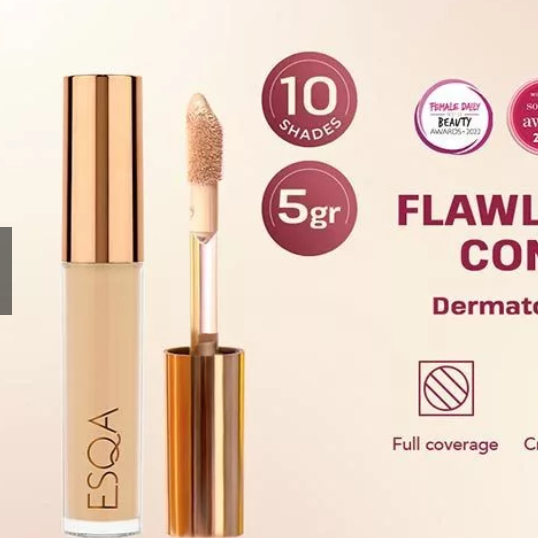 Esqa Flawless Liquid Concealer Vanilla 5g ORIGINAL