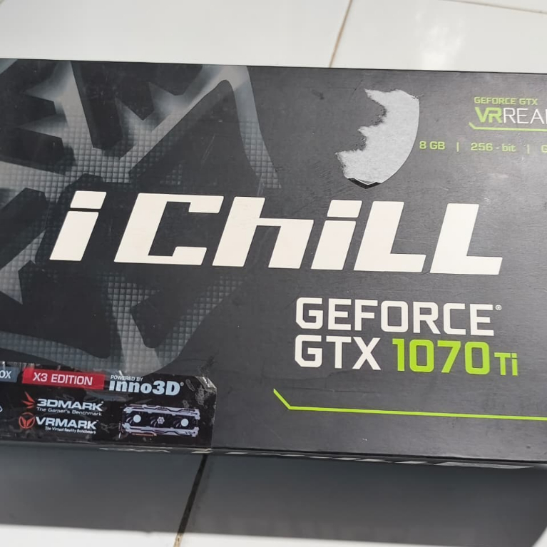 Gtx 1070ti Inno3d 8Gb segel Belum pernah service