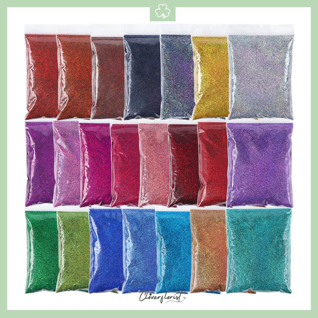 Bubuk Glitter Hologram Serbuk Metalik Glitter 100gr Glitter Bubuk Hias U113