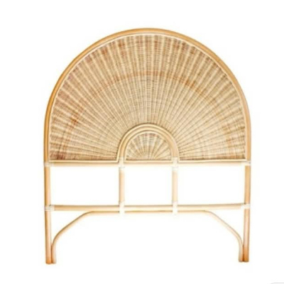 headboard rotan/headbed rotan dipan 160cm anyaman motif sunny
