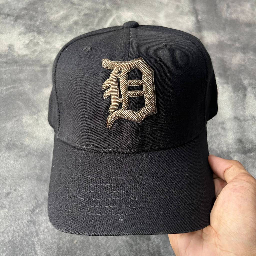 Topi MLB Detroit Tigers D Hitam Cap Major League Baseball Original