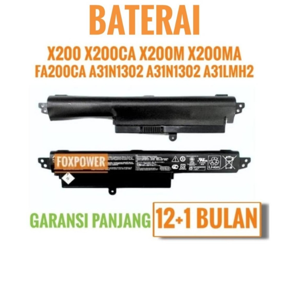Baterai Laptop Compatible For X200CA X200M X200MA X200LA
