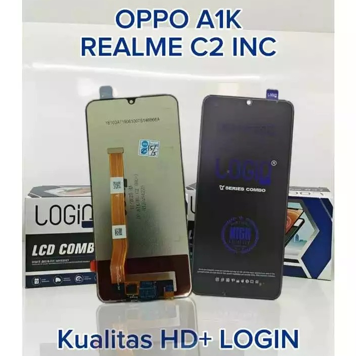 LCD Oppo / Realme F9 F11 Pro A1K A37 Neo 9 HD+ Fullset Touchscreen LOGIN Original Brand - Yan Komput