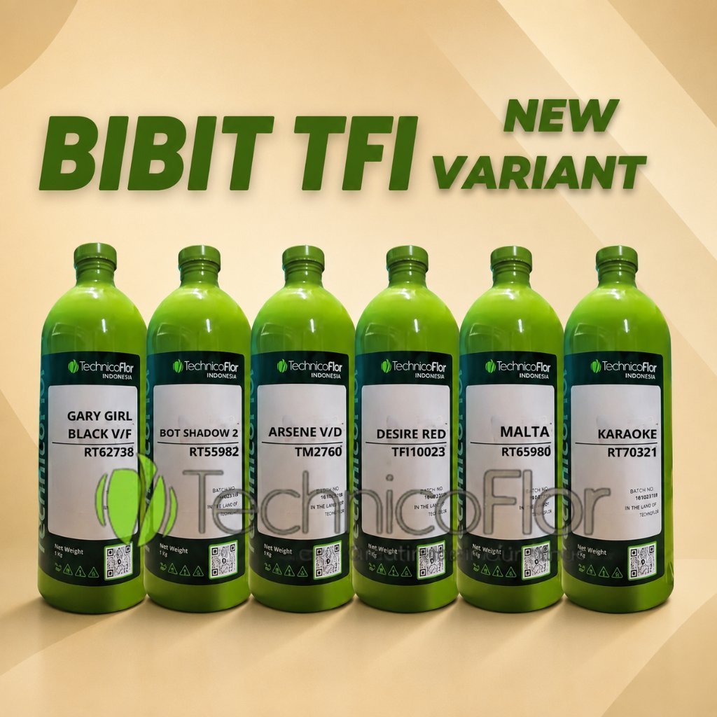 Biang/bibit varian murni tanpa campuran by Technicoflor/banyak varian/Murni 100%/Best seller