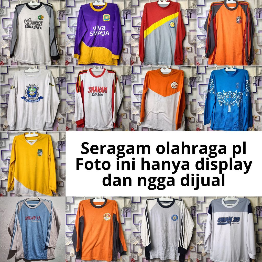 seragam olahraga smp sma pl preloved