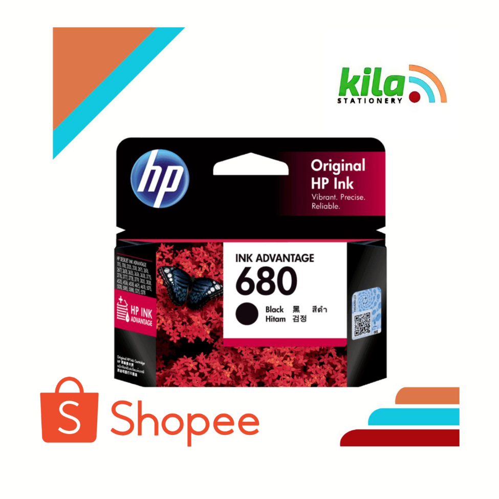 Tinta HP 680 Black untuk Printer HP Advantage 2135 | 3635 | 3835