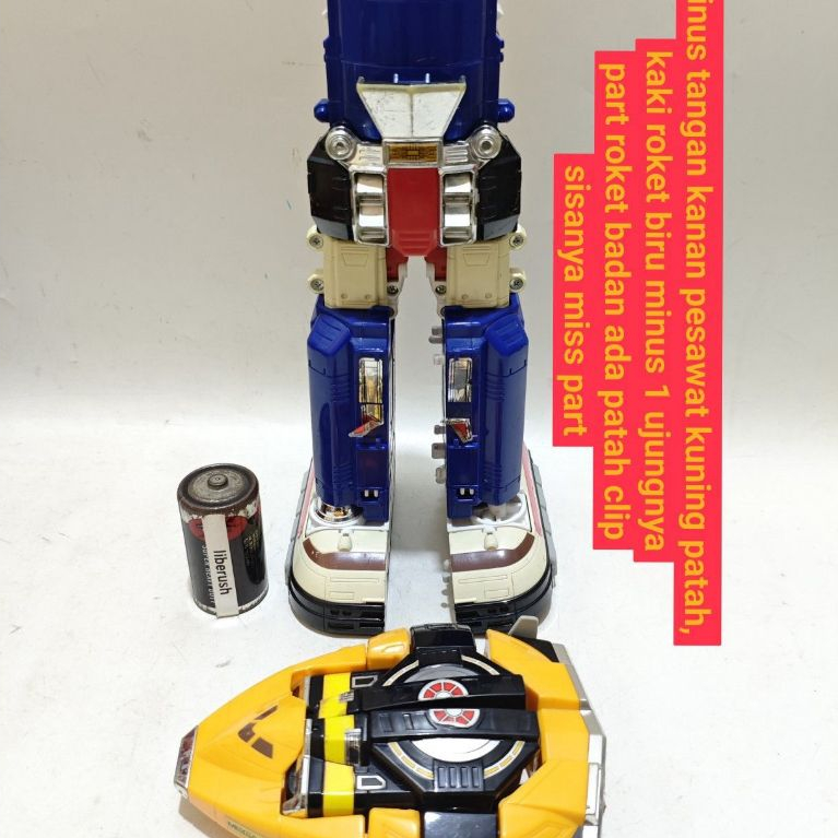 Set junk part Bandai dx mega voyager megaranger denji sentai power rangers in space action figure ro