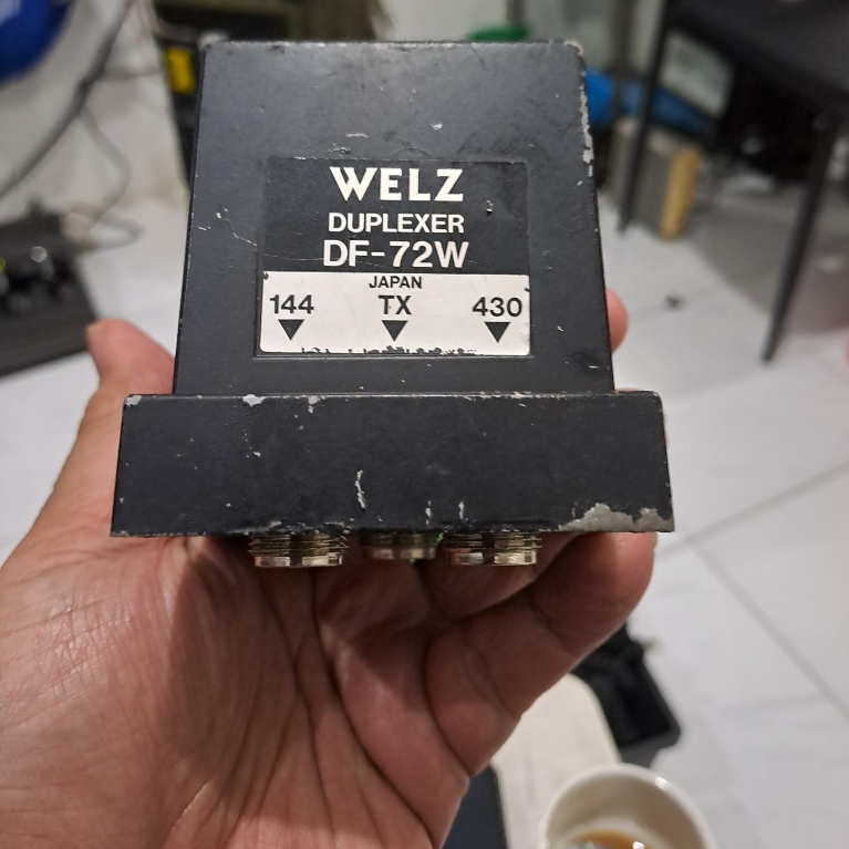 Duplexer Cross Band Welz Df-72W Second Langka Antena Duplexer DF72
