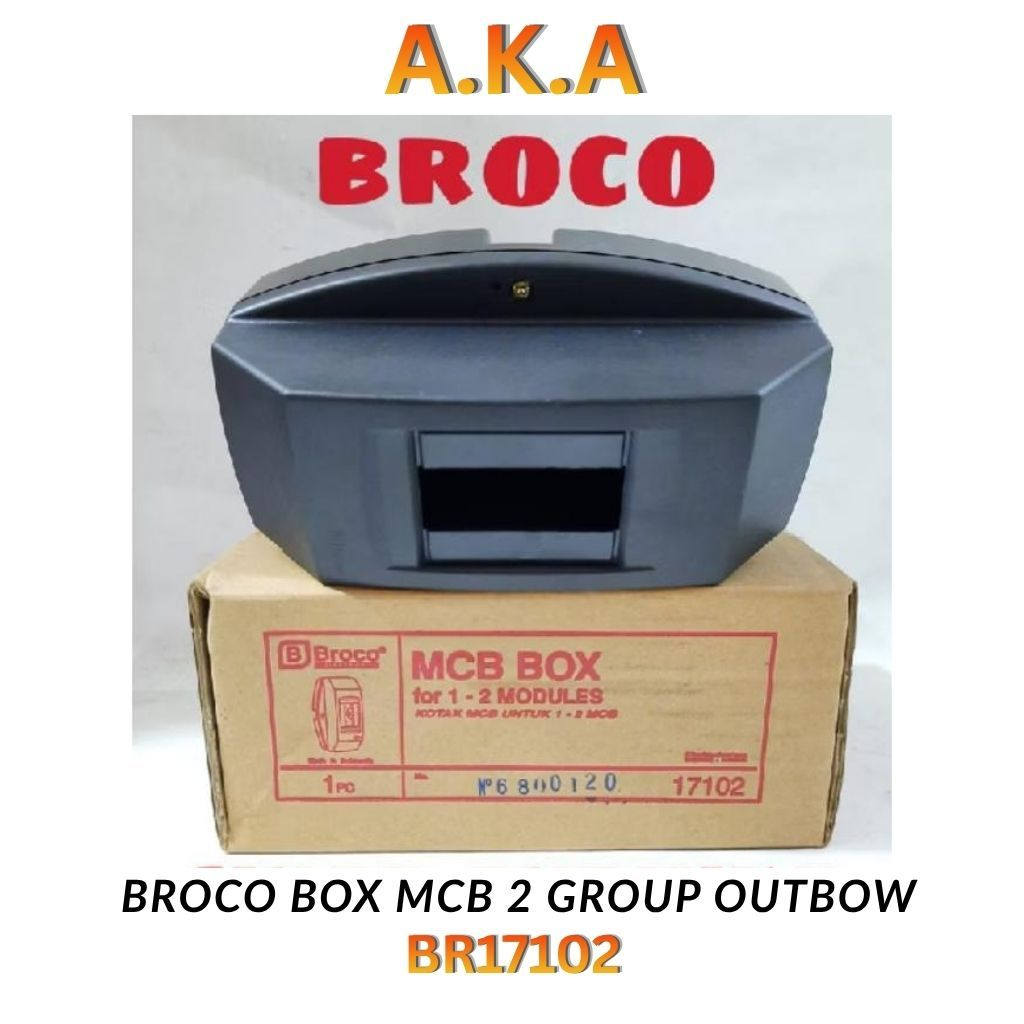 Broco Box MCB 2 Group Outbow 17102