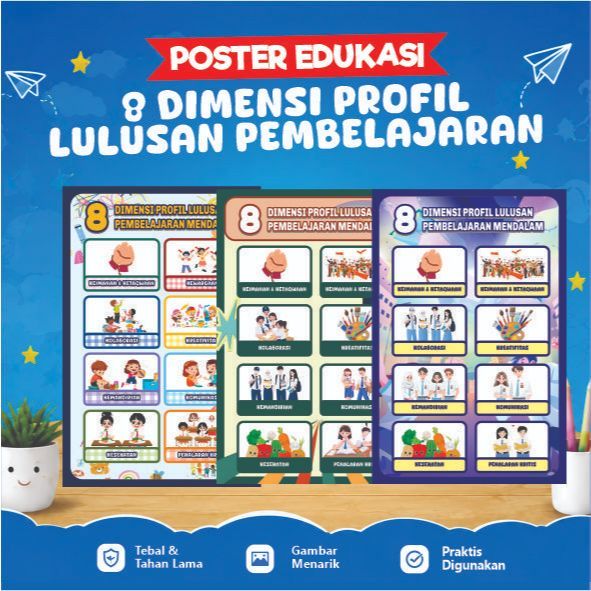 ES88- Poster 8 Dimensi Profil Lulusan – Pembelajaran Mendalam