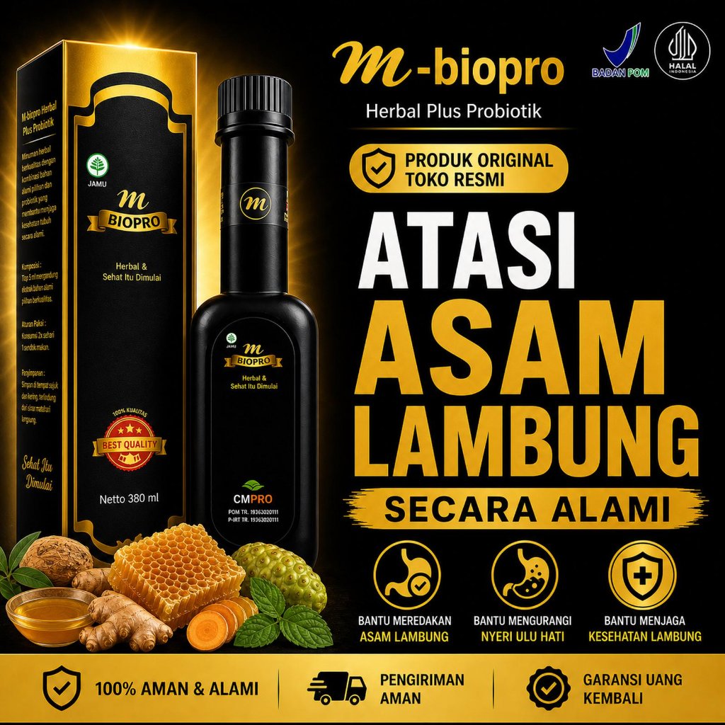 M BIOPRO ASLI Herbal Probiotik M-BIOPRO m-bio pro mbiopro M BIO PRO