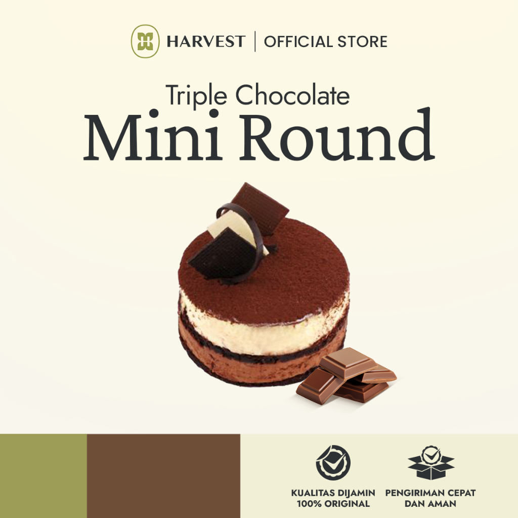 Triple Chocolate Mini Round