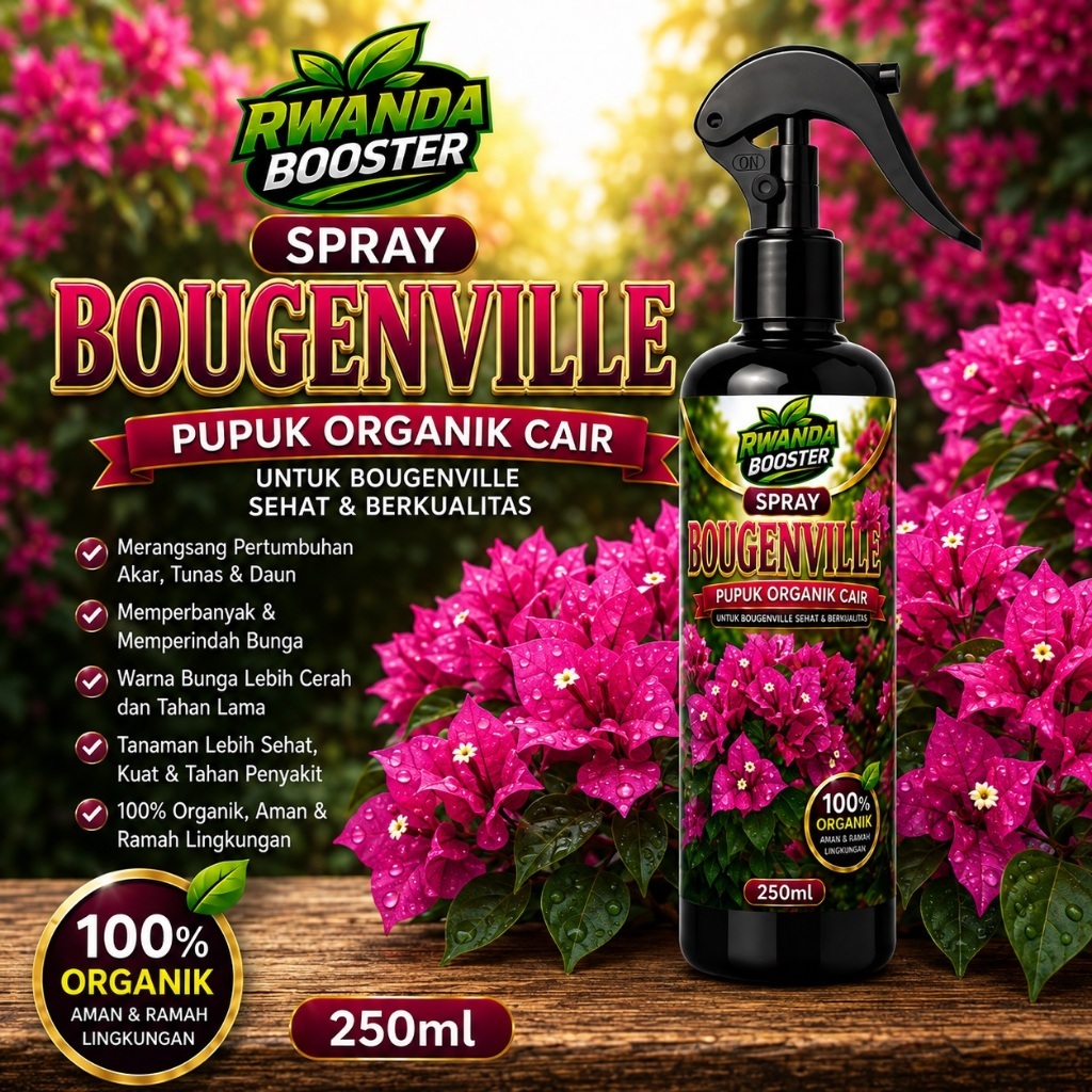 rwanda booster bougenville, pupuk bougenville, pupuk bougenville cair, pupuk organik cair bougenvill
