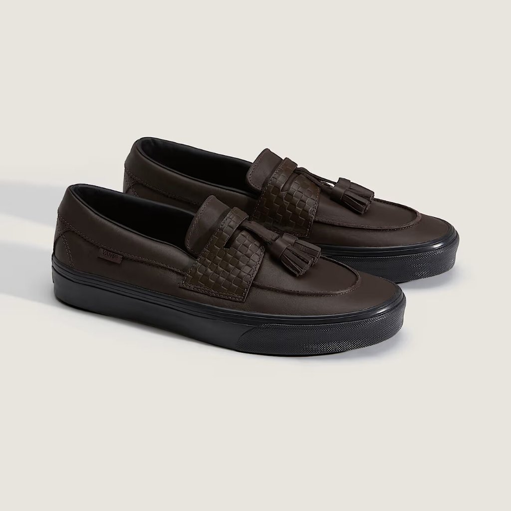 VANS SKATE LOAFER TASSEL BROWN