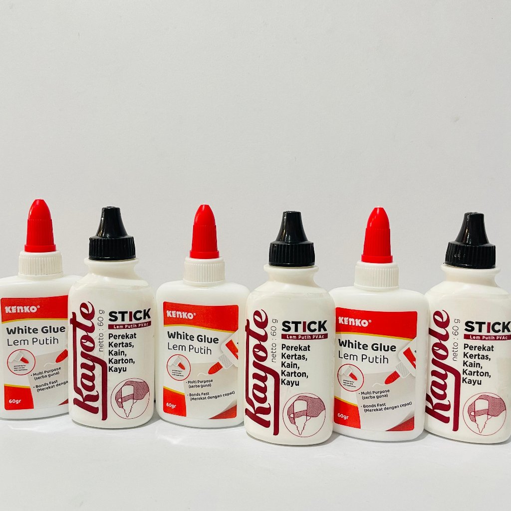 LEM PUTIH KENKO - KAYOTE BOTOL 60GR