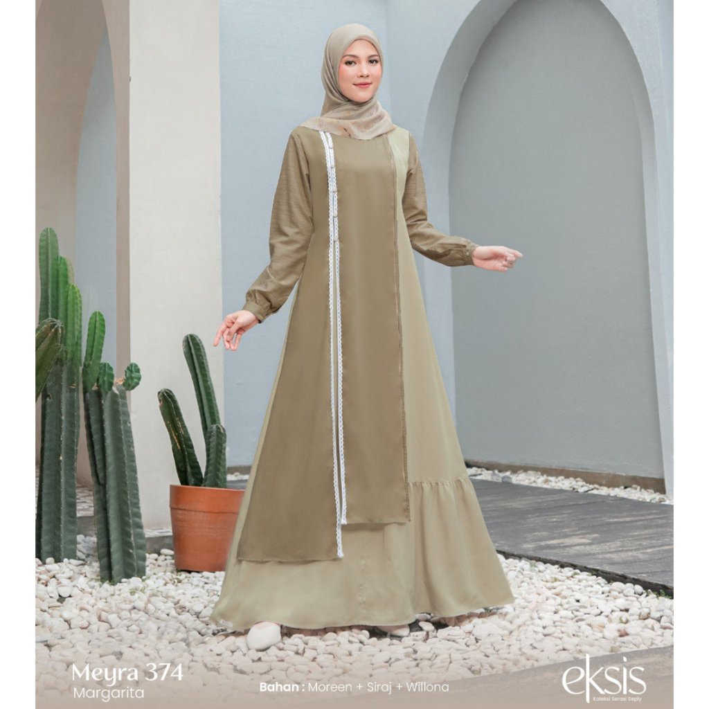 GAMIS SEPLY MEYRA 374 MARGARITA / GAMIS DEWASA / SEPLY PROMO / GAMIS KEKINIAN / GAMIS TERBARU