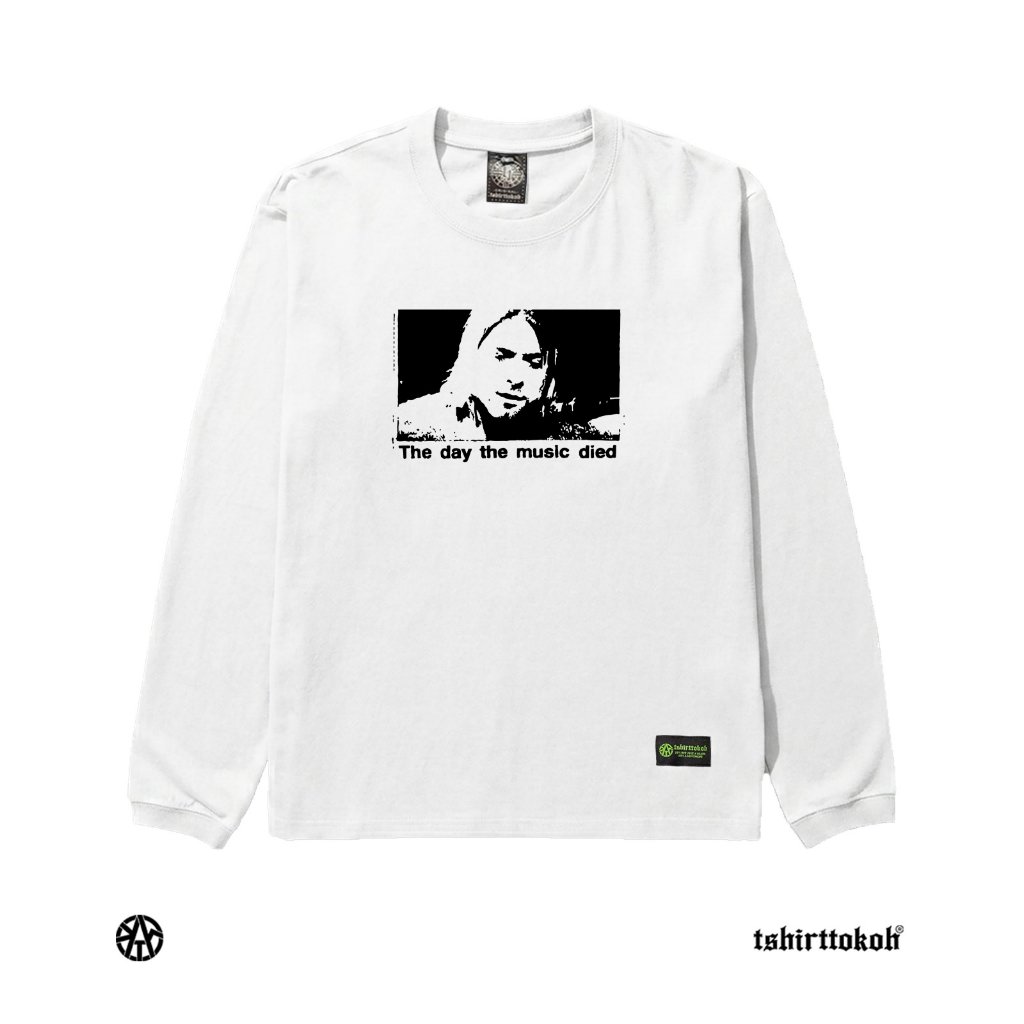 Nirvana The Day Kurt Cobain Vintage Kaos Tshirttokoh