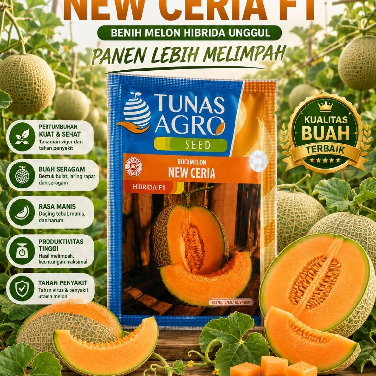 FREE ONGKIR BENIH MELON NEW CERIA - TUNAS AGRO - 10/20 GRAM TUNAS AGRO