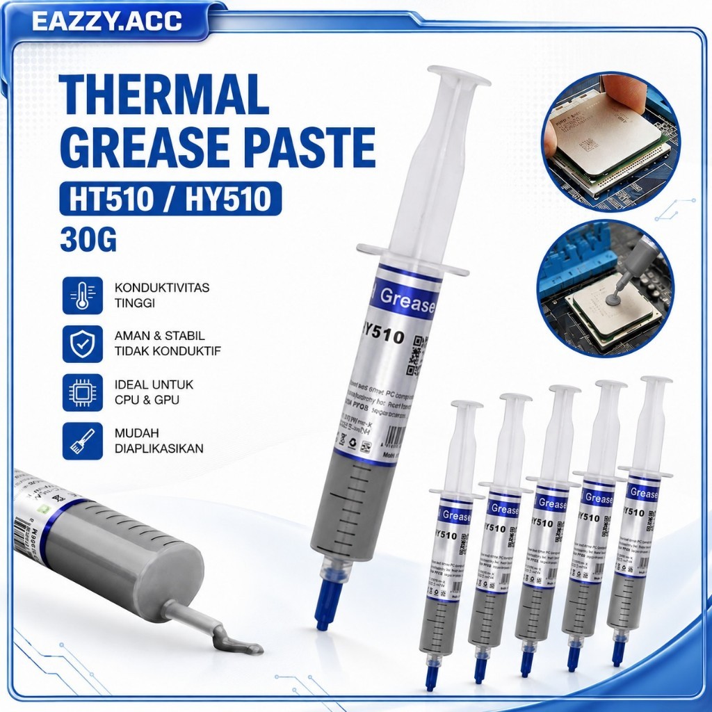 Thermal Grease Pasta / Pasta Processor HT510 HY510 HM501 Suntik Besar 30g