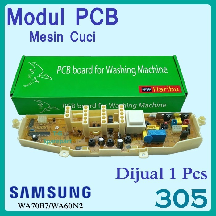 Modul Pcb mesin cuci Samsung WA70B7 WA60N2 4888-06 WA60N2 W-305
