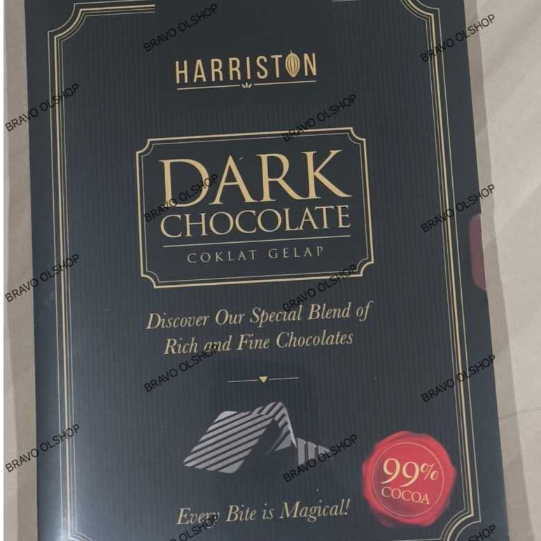 HARRISTON CHOCOLATE - DARK CHOCOLATE 99% ORIGINAL