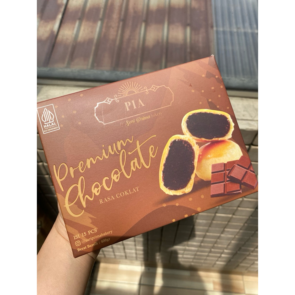 Pia Coklat Premium isi 15pcs