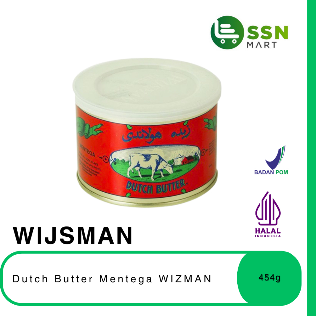 SSNMart WIJSMAN Dutch Butter Mentega WIZMAN 454g