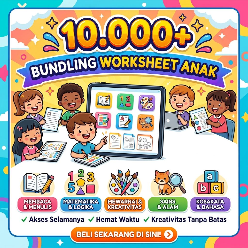 10.000+ Worksheet Anak Printable