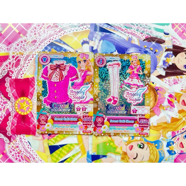 Kartu Aikatsu Sweet Cafe Shoes Ichigo Hoshimiya Angely Sugar Campaign Seri 3 Crystal Winter Collecti