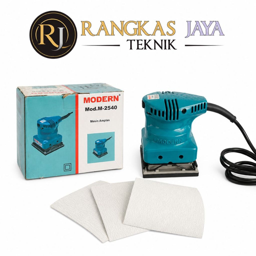 PROMO Mesin Amplas Kayu M-2540 Modern Amplas Sander Finishing Sander
