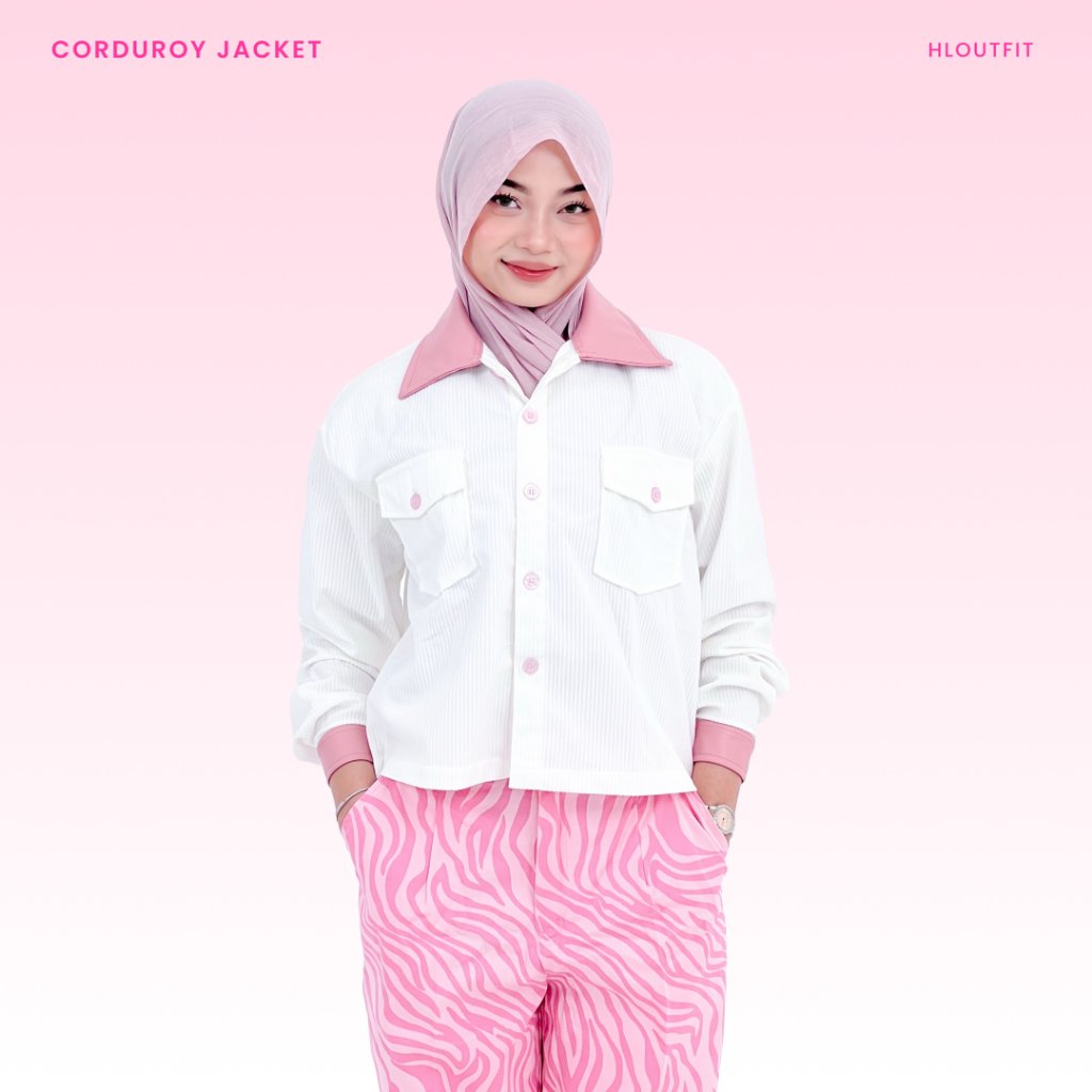 HL Everyday Corduroy Jacket- Jaket Corduroy Wanita