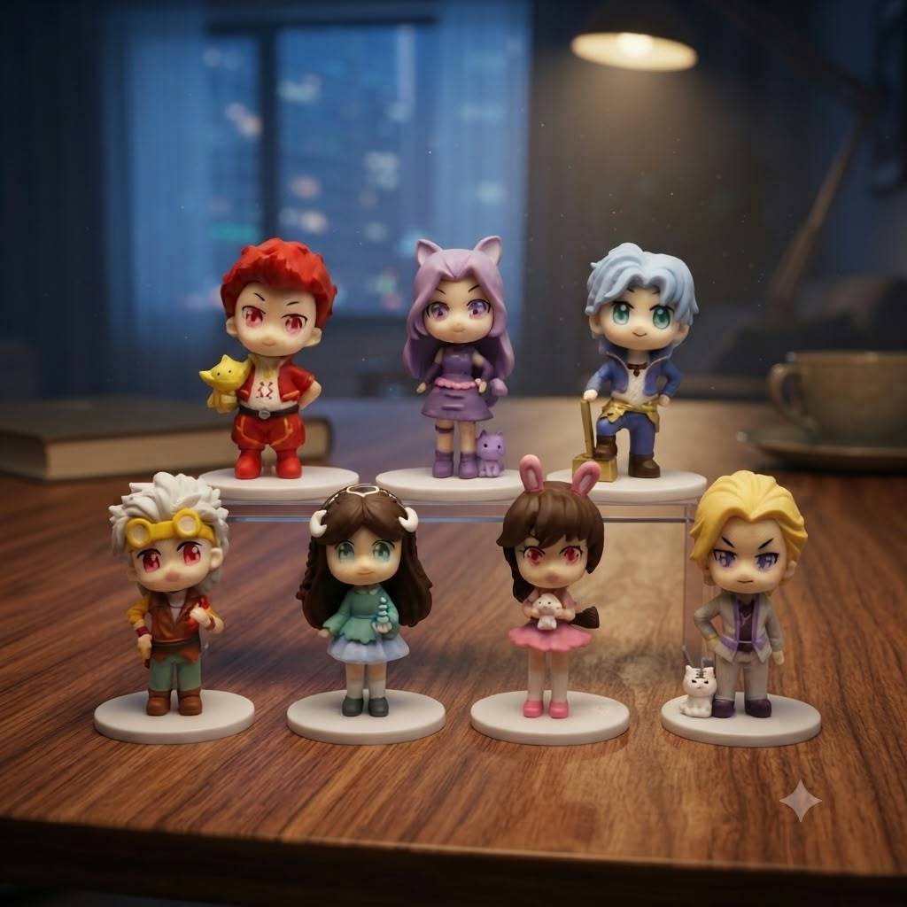 SOUL LAND ANIME FIGURE SET ISI 7PCS