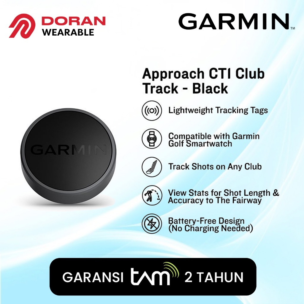 Garmin Approach CT1 Tag Pelacakan Klub Golf