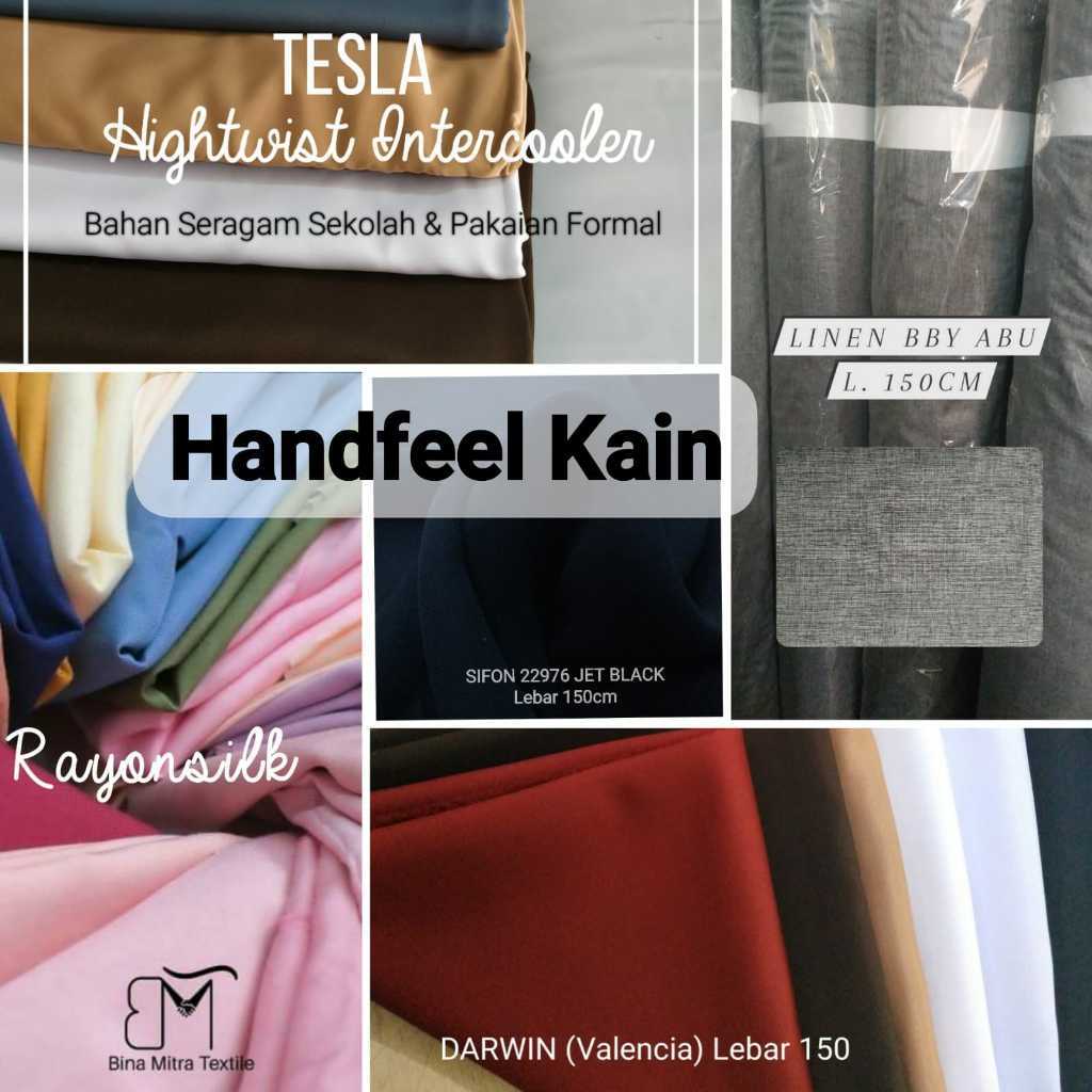 Handfeel/sample kain 1 jenis ukuran 20x20cm (Khusus Grade A)