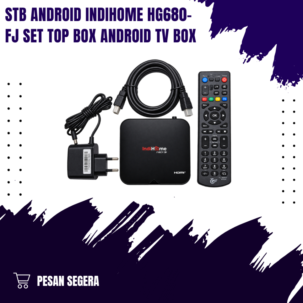 STB Android IndiHome HG680-FJ Set Top Box Android TV Box