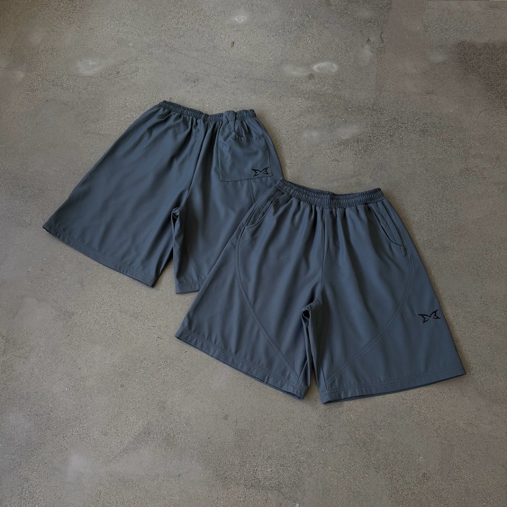 Mertra - Grey Tech Shorts