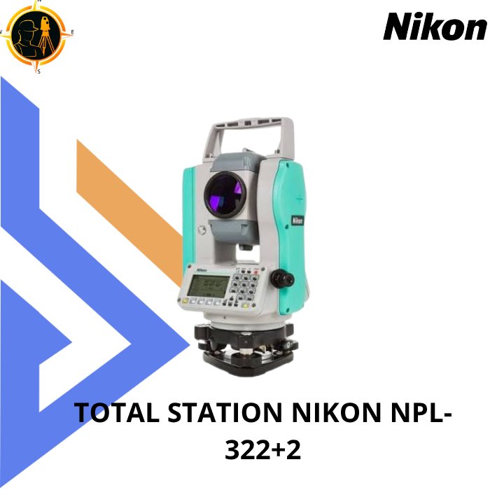 Total Station Nikon NPL 322+2"P Second/Bekas + Sertifikat Kalibrasi