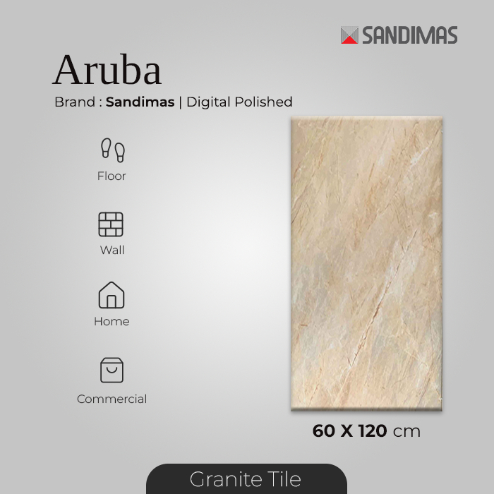 Sandimas  Granite Tiles Aruba Polish 60x120