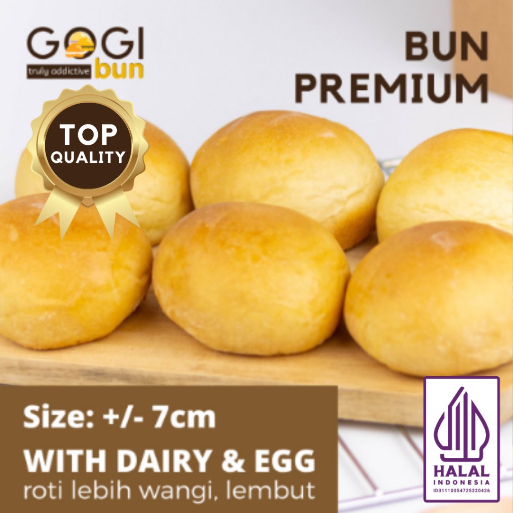 PREMIUM Burger Bun / Bun Wijen Mini / Bun Burger Mini ISI 6 PCS