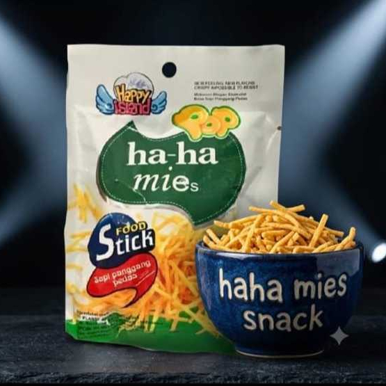 Ha Ha Mie Snack Pedas Gurih Renyah