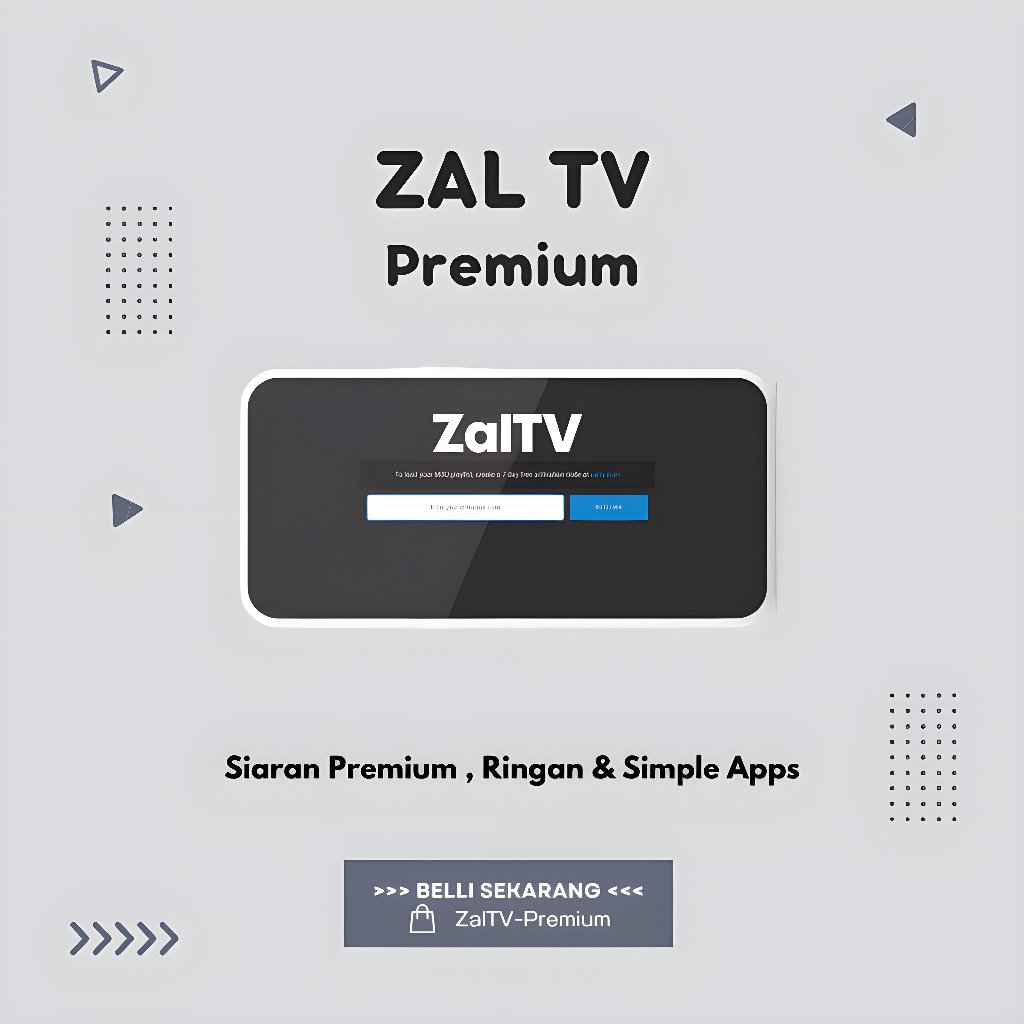 ZALTV PREMIUM OFFICIAL BERGARANSI 1 BULAN
